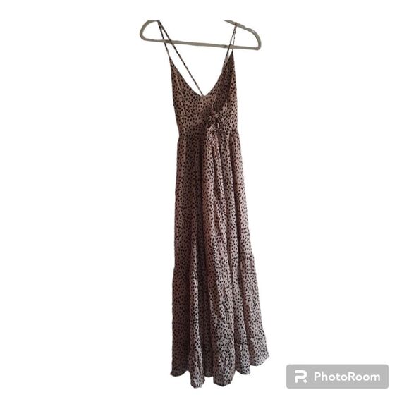 Cupshe Ayana Lace-Up Backless Maxi Slip Dress - Picture 4 of 5